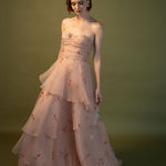 ESTEFANIA Dresses Lovely Tulip Dress Pink