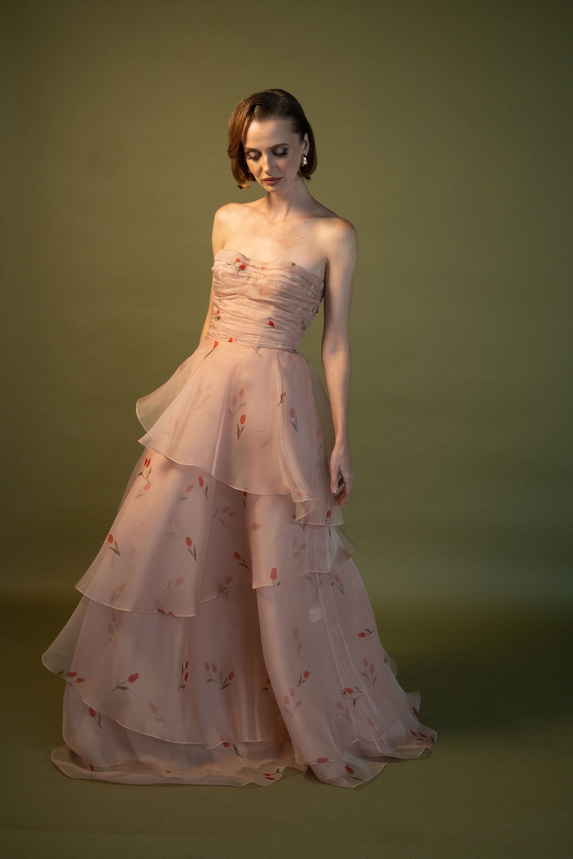 ESTEFANIA Dresses Lovely Tulip Dress Pink