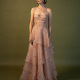ESTEFANIA Dresses Lovely Tulip Dress Pink