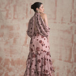 ESTEFANIA INTERNACIONAL Dress Vesubio Dress Cherry Blush