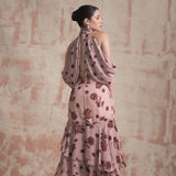 ESTEFANIA INTERNACIONAL Dress Vesubio Dress Cherry Blush