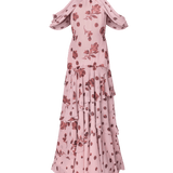 ESTEFANIA INTERNACIONAL Dress Vesubio Dress Cherry Blush