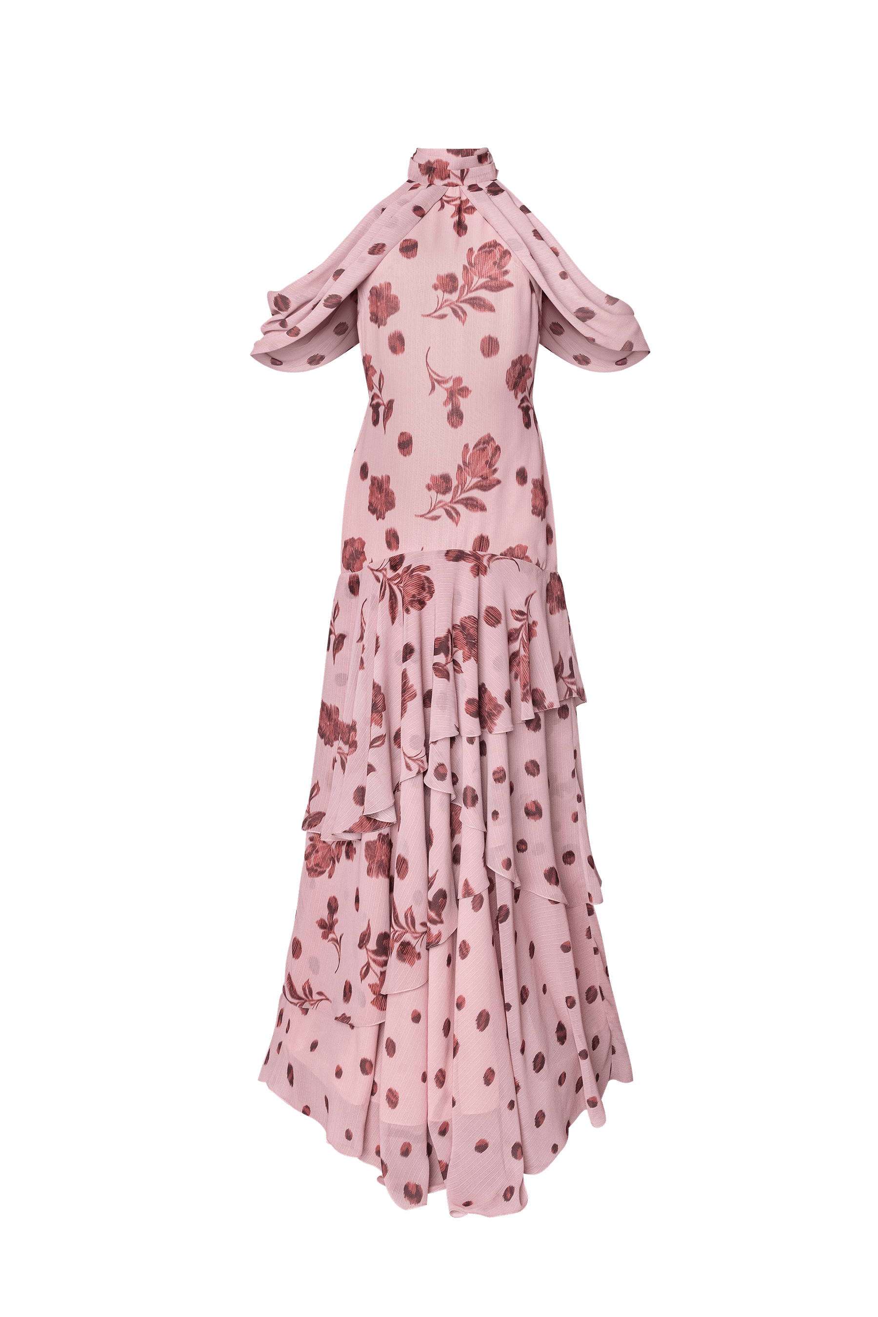 ESTEFANIA INTERNACIONAL Dress Vesubio Dress Cherry Blush