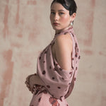 ESTEFANIA INTERNACIONAL Dress Vesubio Dress Cherry Blush