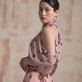 ESTEFANIA INTERNACIONAL Dress Vesubio Dress Cherry Blush