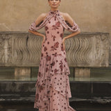 ESTEFANIA INTERNACIONAL Dress Vesubio Dress Cherry Blush