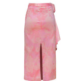 ESTEFANIA Skirt Idilio Pencil Skirt Mikado Pink