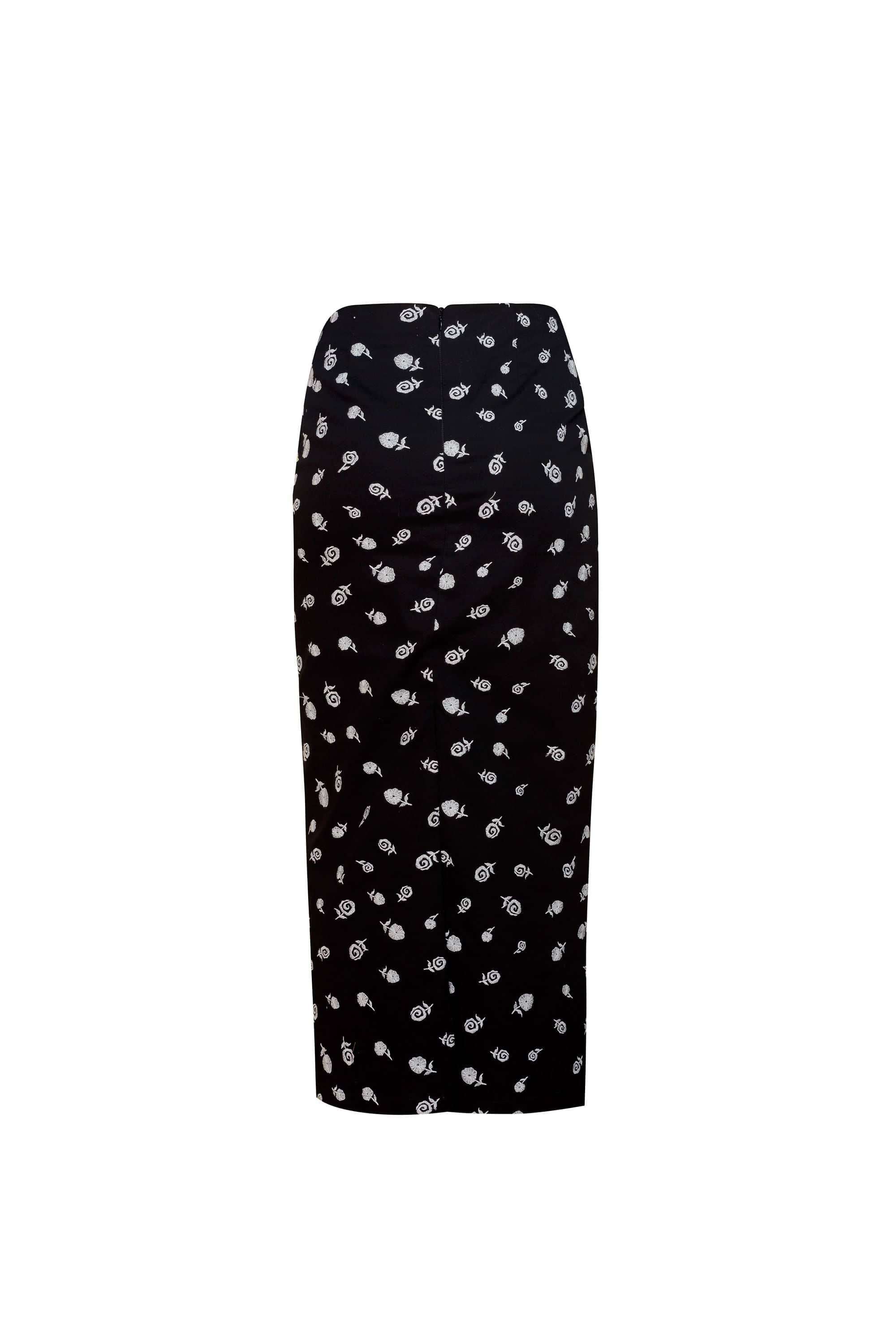 ESTEFANIA Skirt Rosita Midi Skirt Black