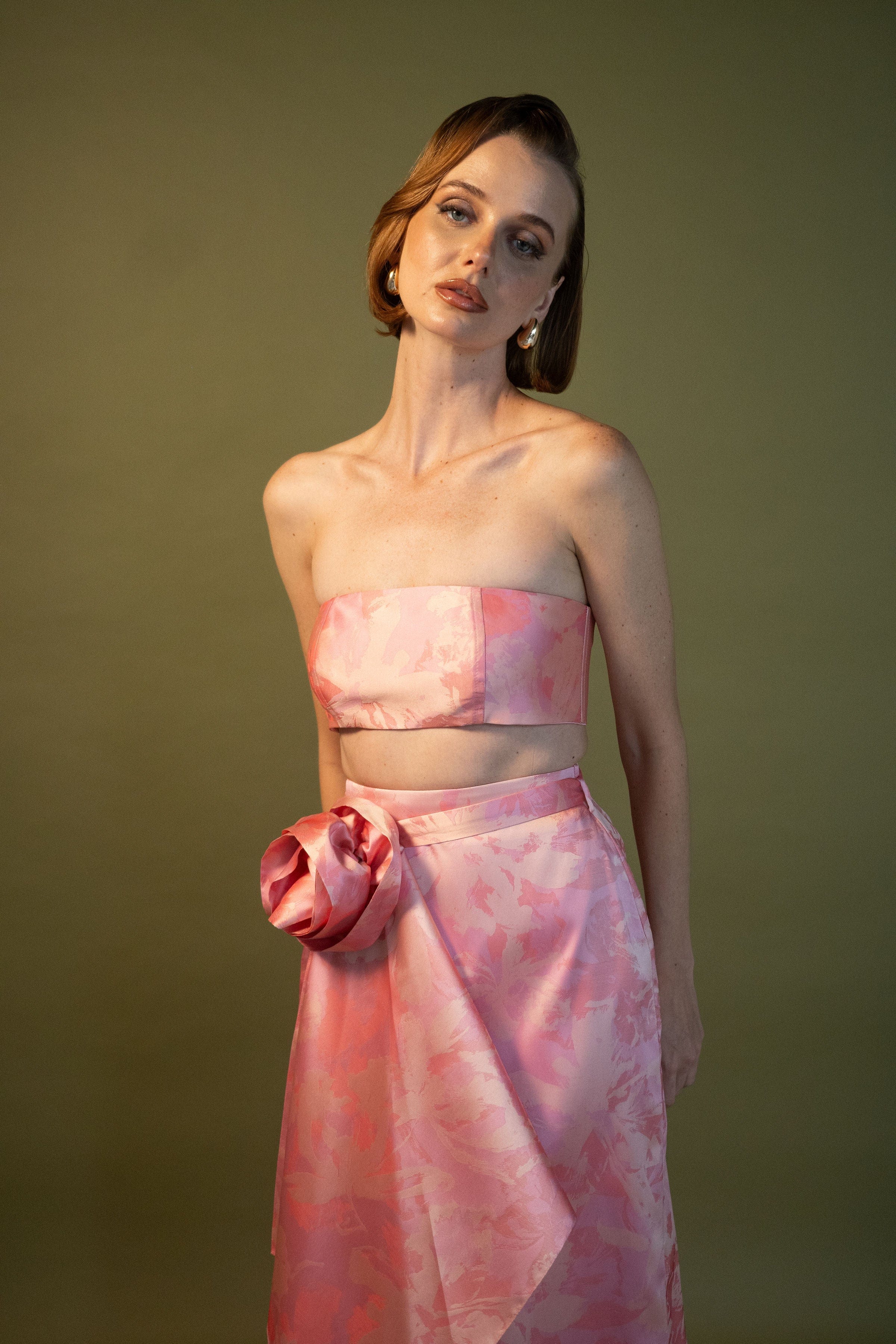 ESTEFANIA Top Idilio Top Mikado Pink