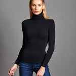 Fallon and Ava XS / Black The Classic Turtleneck