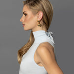 Fallon and Ava Top The Sleeveless Bow Turtleneck