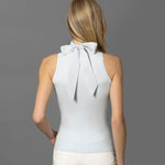 Fallon and Ava Top The Sleeveless Bow Turtleneck