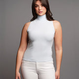 Fallon and Ava Top The Sleeveless Bow Turtleneck