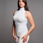 Fallon and Ava Top The Sleeveless Bow Turtleneck