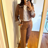 Fanm Mon 2 Piece Pant Set XXS / Brown Soho Pant Set