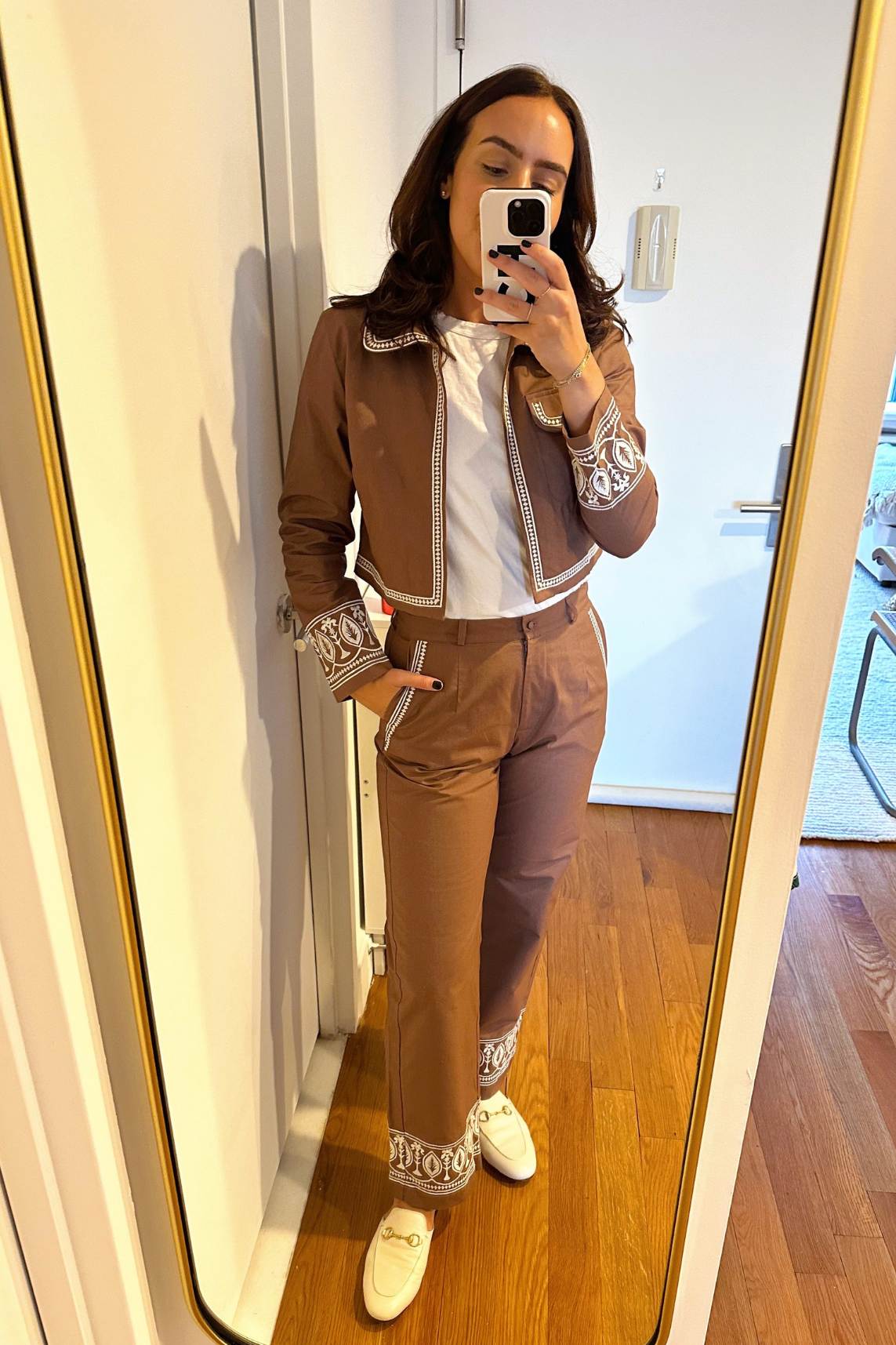 Fanm Mon 2 Piece Pant Set XXS / Brown Soho Pant Set