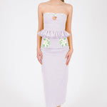 Fanm Mon 2 Piece Skirt Set L / Lilac Arina Wanga