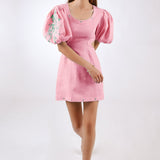Fanm Mon Dress L / Geranium Pink Achelya Manmzel
