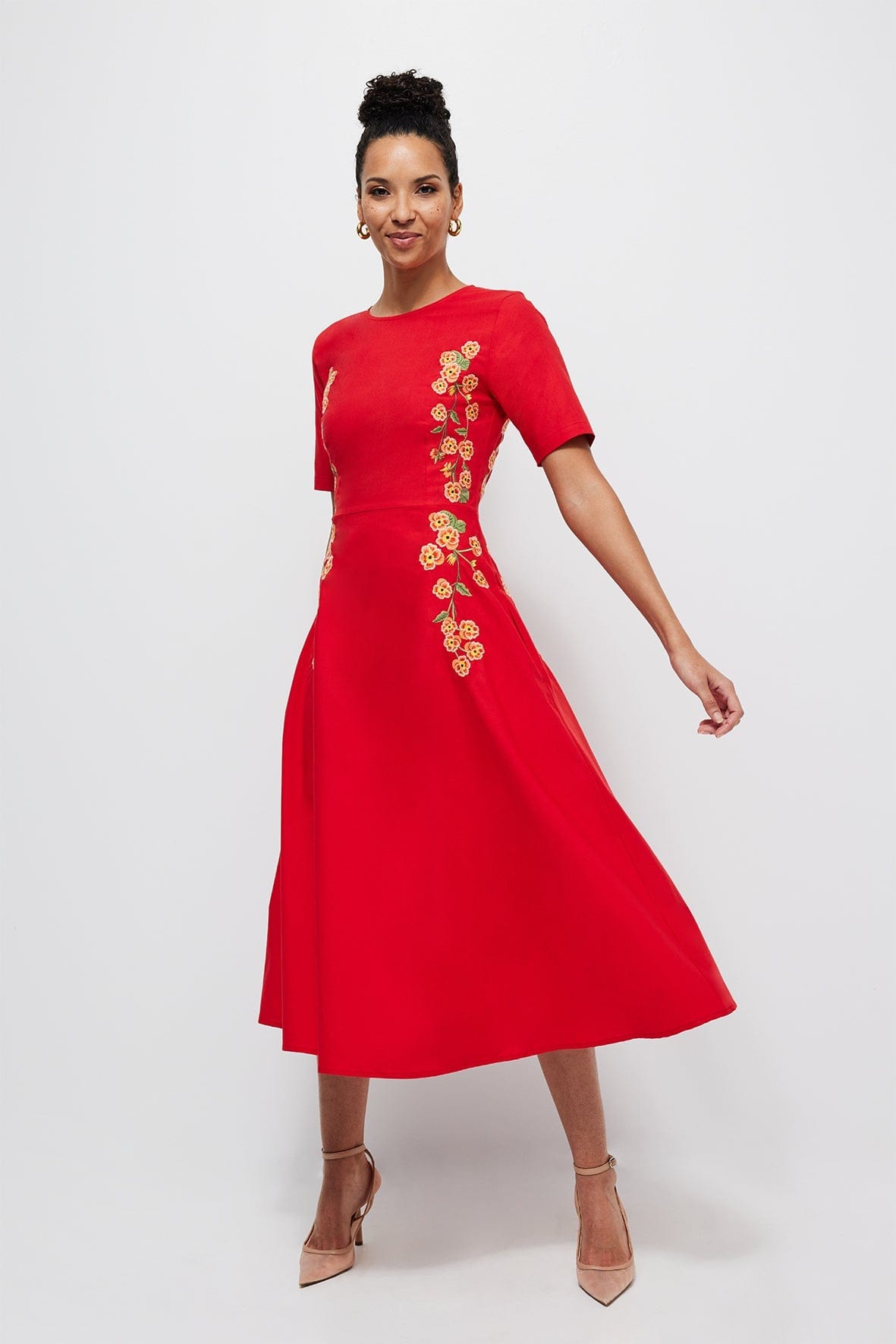 Fanm Mon Dress XXS / Red Amaka Dress