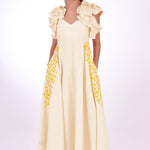 Fanm Mon Dress L / Light Yellow Essen Marassa