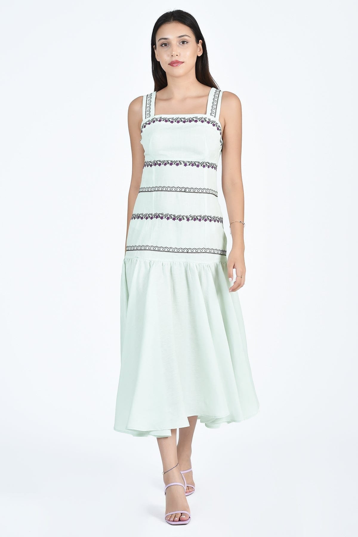 Fanm Mon Dress XXS / Mint Green Jacin Dress