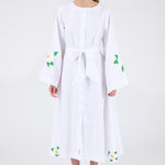 Fanm Mon Dress XXS / White Jama Dress