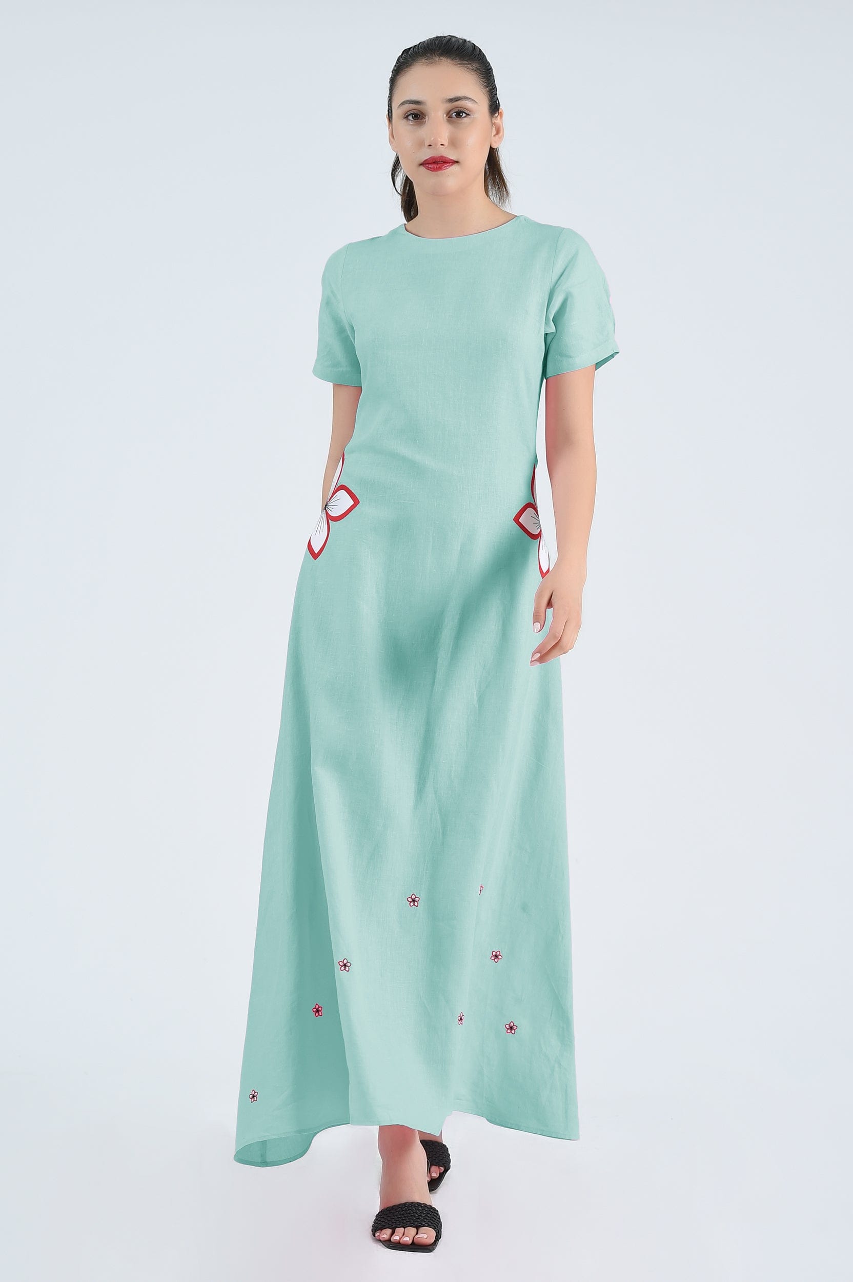 Fanm Mon Dress XXS / Sage Leaf Kandra