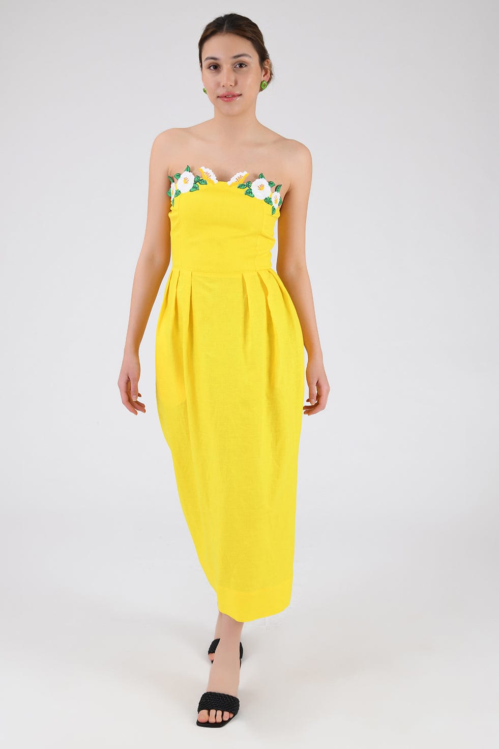 Fanm Mon Dress XXS / Bright Yellow Lorr Dress (Wanga)