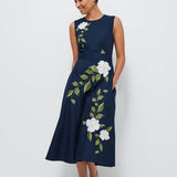Fanm Mon Dress XXS / indigo blue Magnolia Dress