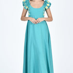 Fanm Mon Dress XXS / Teal Mina Dress