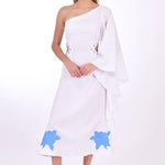 Fanm Mon Dress L / White Narma Marassa