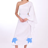 Fanm Mon Dress L / White Narma Marassa