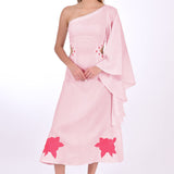 Fanm Mon Dress L / Light Pink Narma Marassa