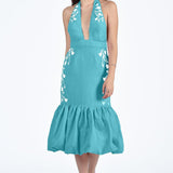 Fanm Mon Dress XS / Teal Oksana Dress