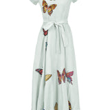 Fanm Mon Dress XXS / Mint Green Papiyon Dress