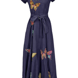 Fanm Mon Dress XXS / Indigo Blue Papiyon Dress
