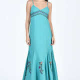 Fanm Mon Dress XXS / Teal Princess Dress