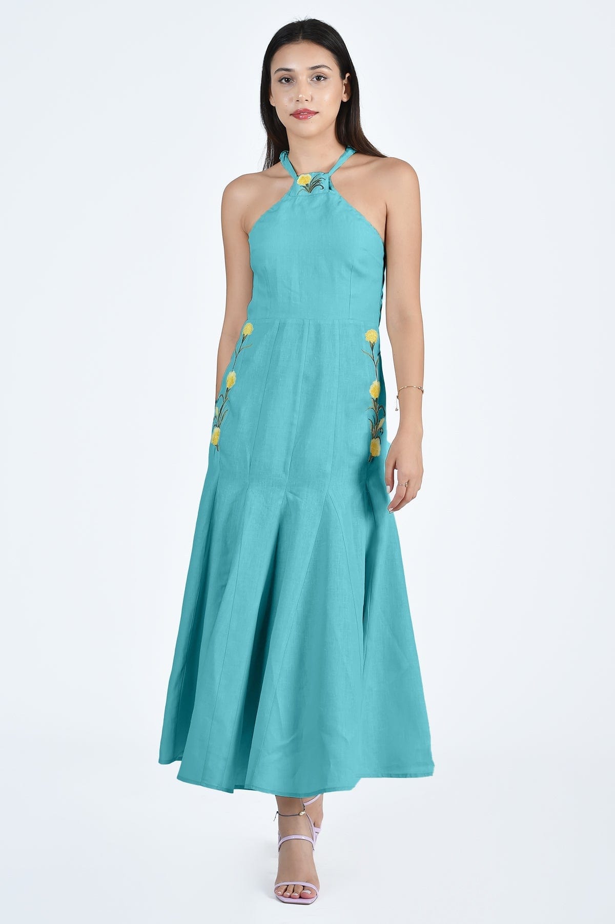 Fanm Mon Dress XXS / Teal Sabrina Dress