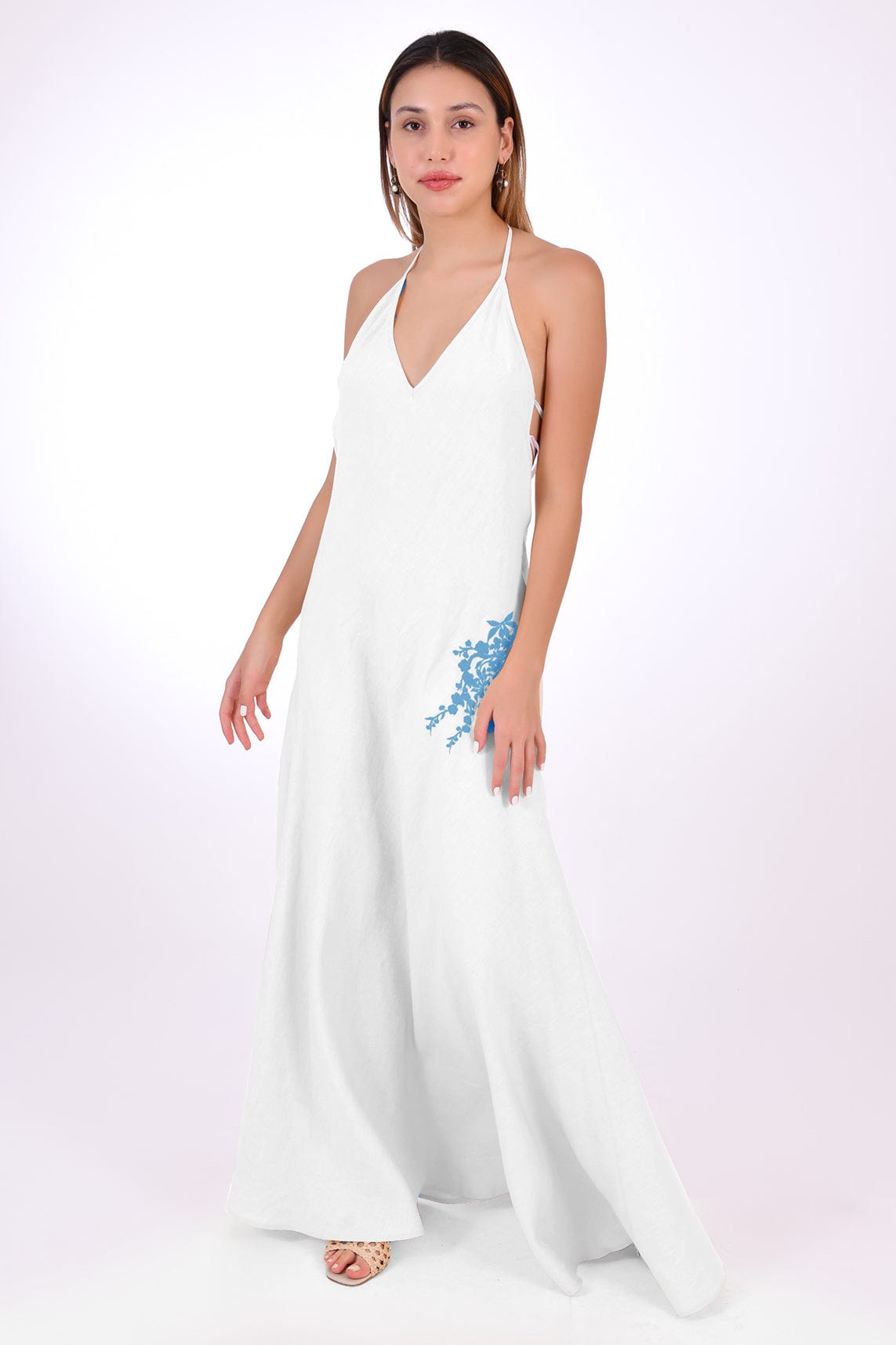 Fanm Mon Dress XXS / White Victoria Marassa