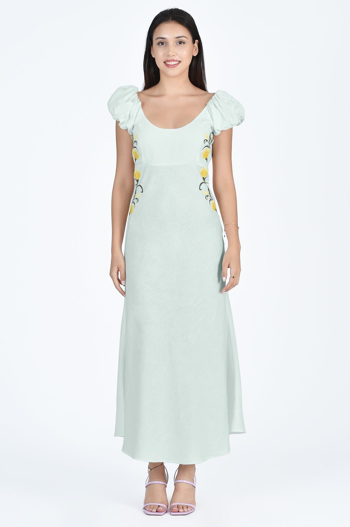 Fanm Mon Dress XXS / Mint Green Viyana Dress