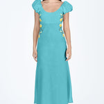 Fanm Mon Dress XXS / Teal Viyana Dress