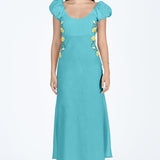 Fanm Mon Dress XXS / Teal Viyana Dress