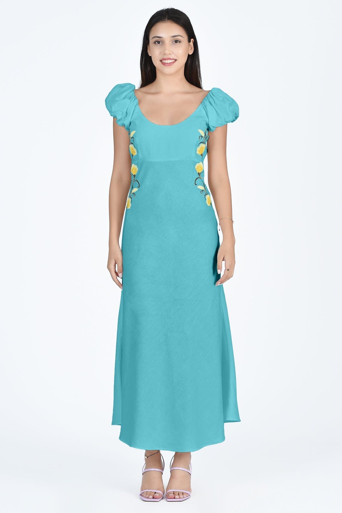 Fanm Mon Dress XXS / Teal Viyana Dress