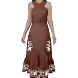 Fanm Mon Dresses XXS / Brown Jane Dress