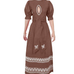 Fanm Mon Dresses XXS / Brown Polly Dress