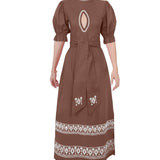 Fanm Mon Dresses XXS / Brown Polly Dress