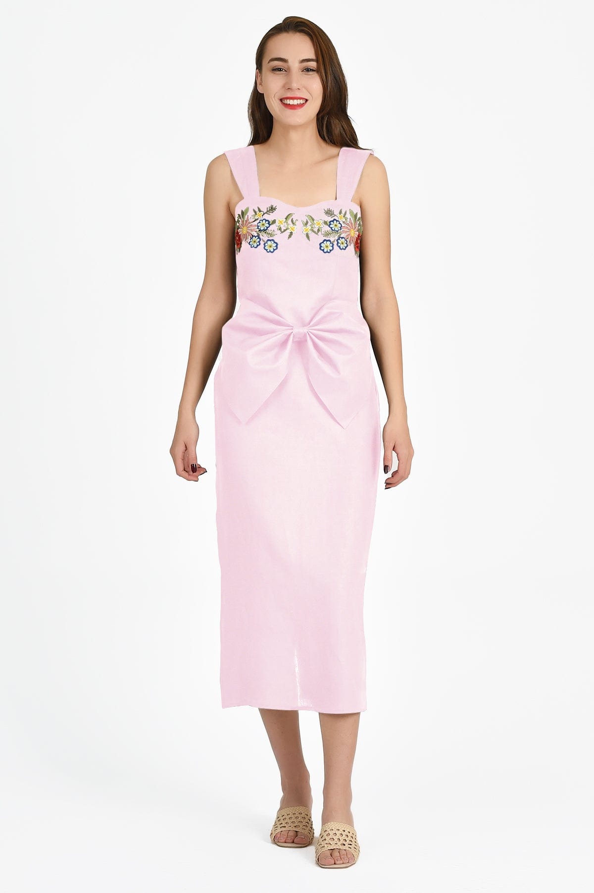 Fanm Mon Midi Dress XXS / Light Pink DOLCE DRESS