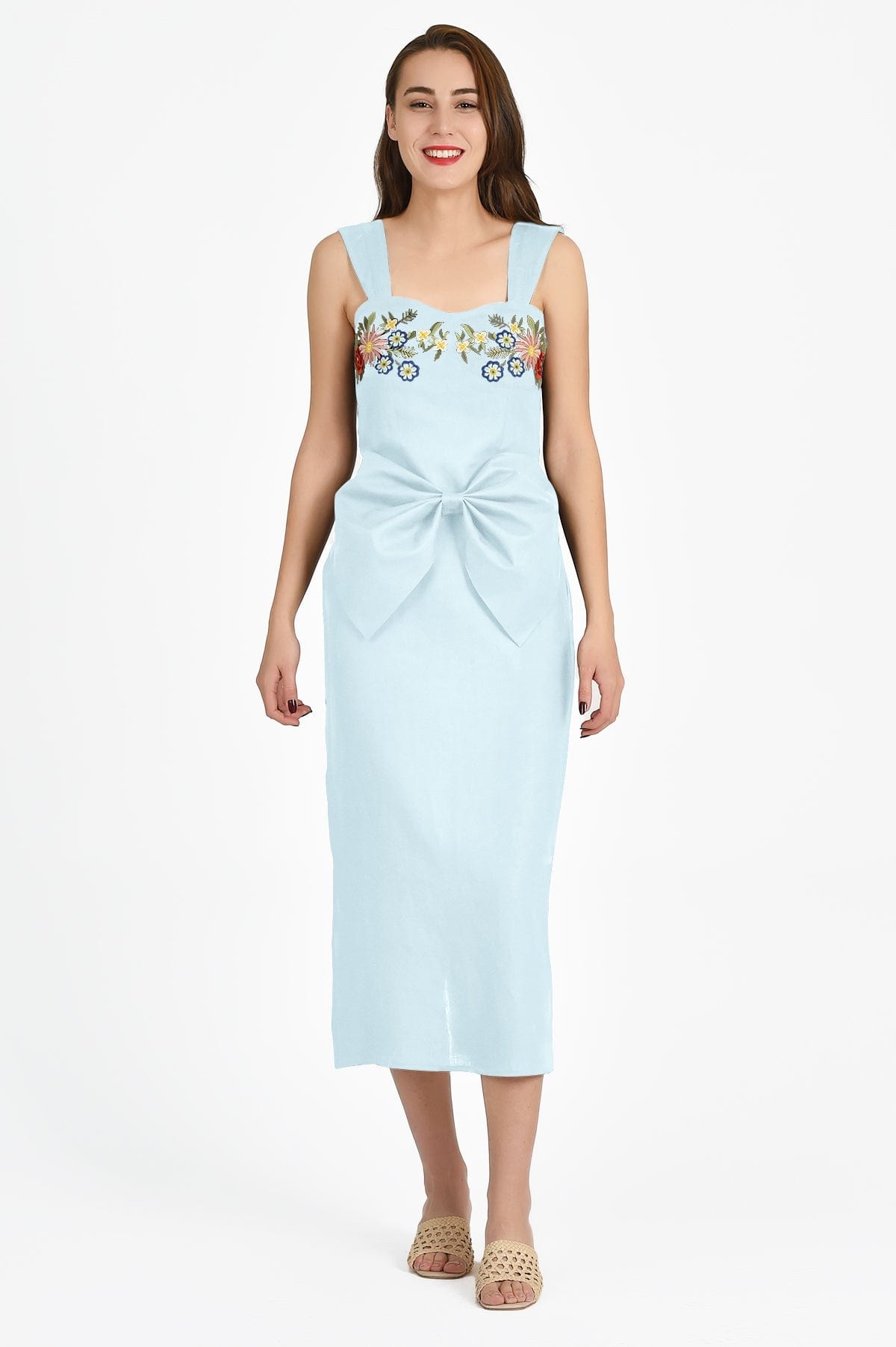 Fanm Mon Midi Dress XS / Light Lagoon DOLCE DRESS