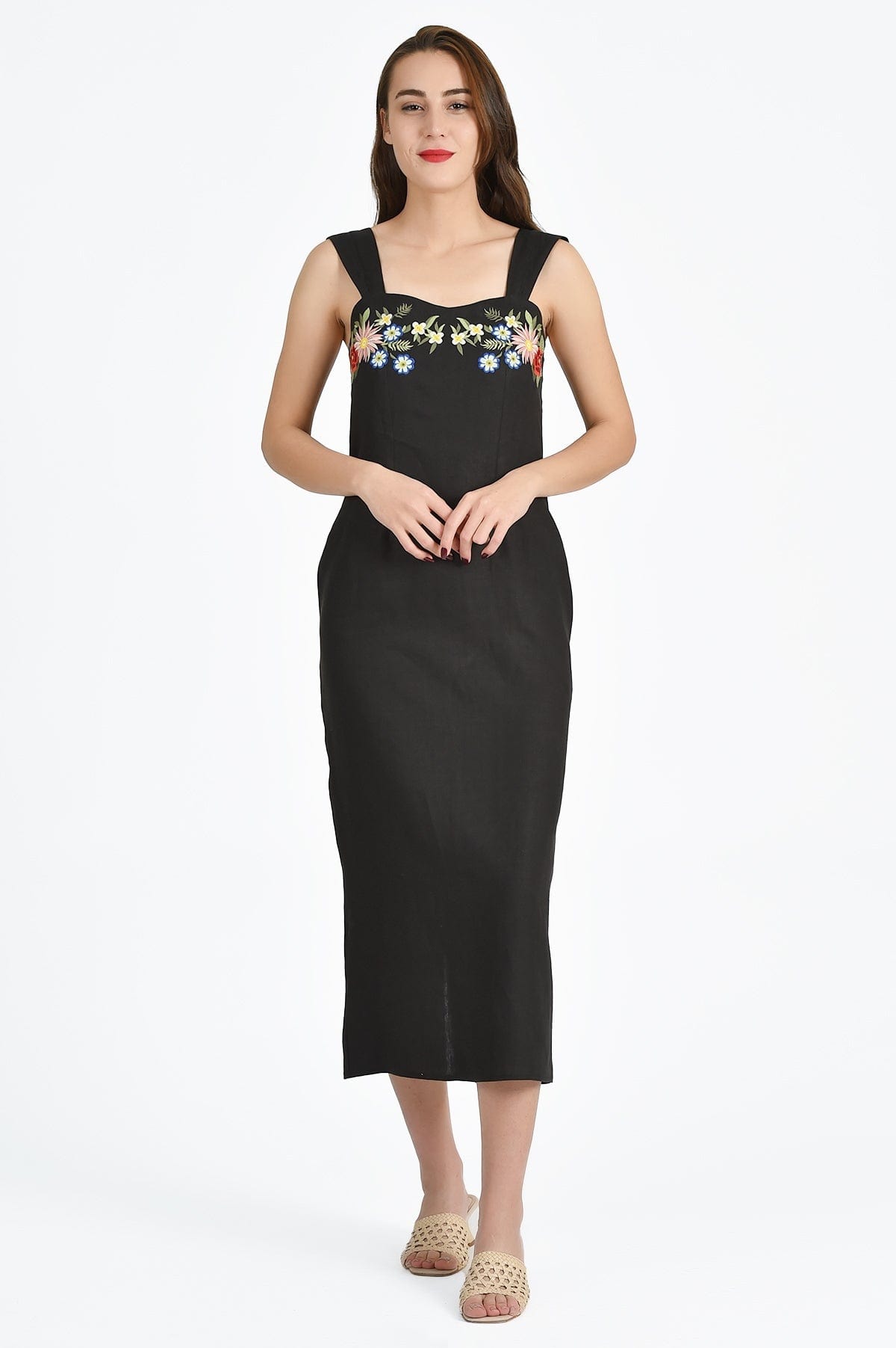 Fanm Mon Midi Dress XXS / Black DOLCE DRESS