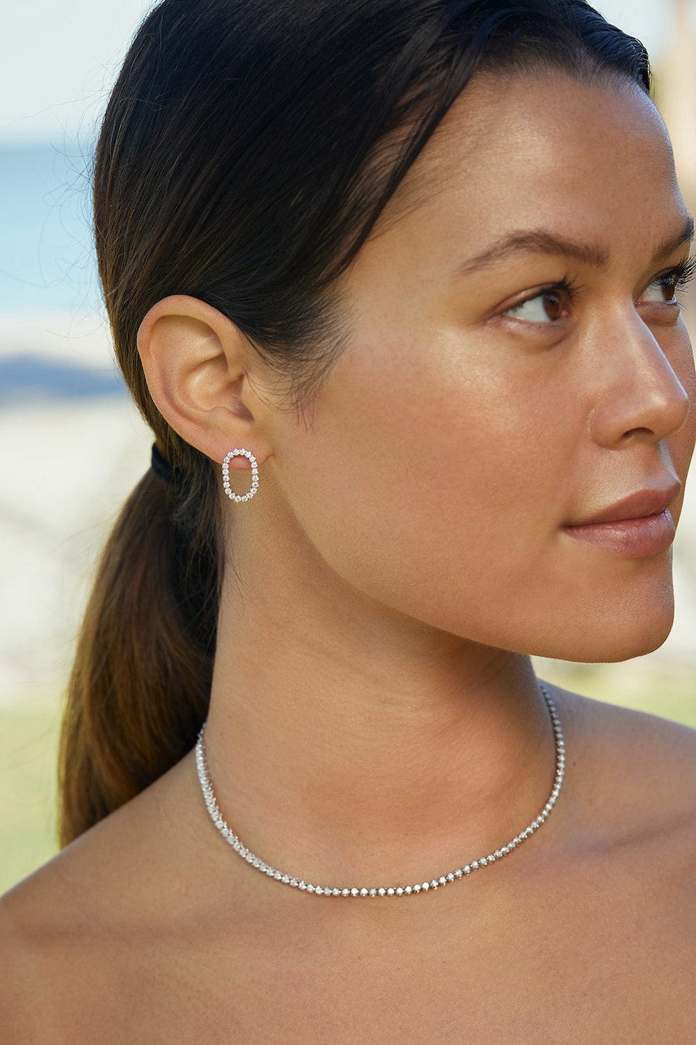Carolina Tennis Earring Short
